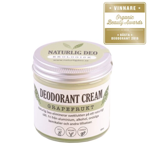 Naturlig Deo Grapefrukt 60 ml - Bästa Deodorant 2019
